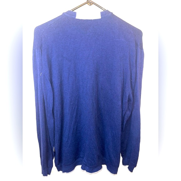 Codice Men’s Navy Blue/Yellow Button Down Cardigan Size 56 EU XXL VGUC - Picture 7 of 7